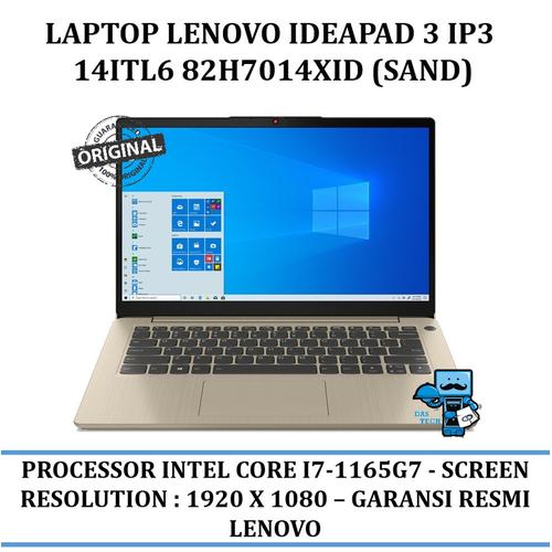 Jual Laptop Lenovo Ideapad 3 Ip3 14itl6 82h7014xid ( Sand ) - Garansi ...