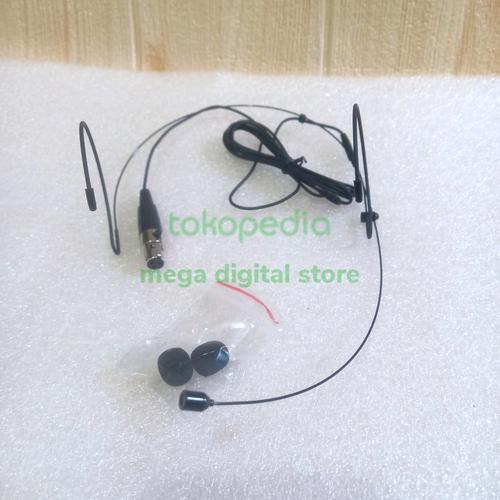 Jual HEADSET MIC LIDI WARNA HITAM 3 PIN UNTUK TOA DAN SENNHEISER DLL
