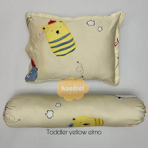Gambar SARUNG BANTAL GULING BALITA TODDLER SUTRA ORGANIK / TENCEL - SM Yellow elmo, Sarung guling dari Handsel Baby undefined Tokopedia
