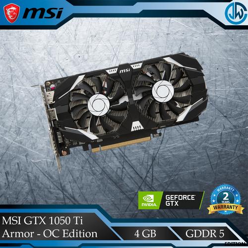GTX 1050Ti, MSI Armor GTX 1050 Ti di Netrunner Tokopedia