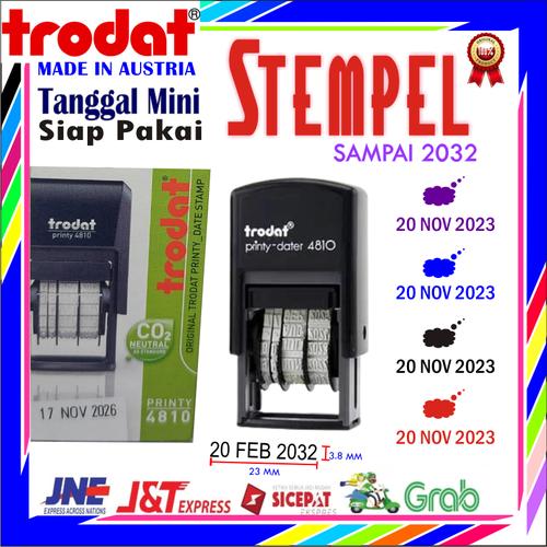 Jual STEMPEL TRODAT 4810 TANGGAL BULAN TAHUN OTOMATIS ANGKA DATE STAMP