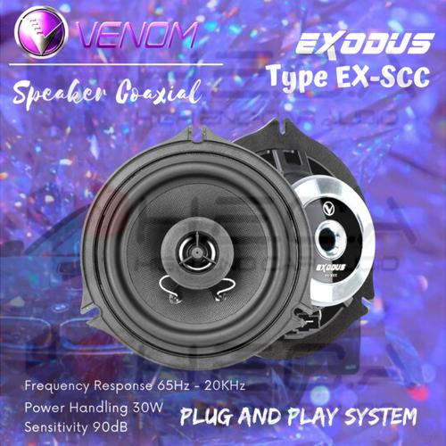 Jual Venom Exodus EXSCC for Toyota / Daihatsu Speaker Coaxial 2Way