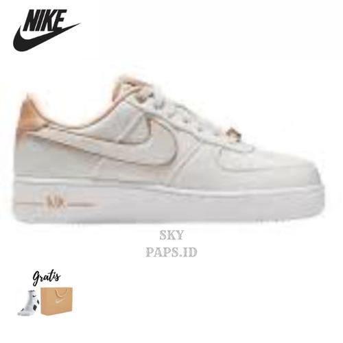 nike air force 1 07 lux white beige womens