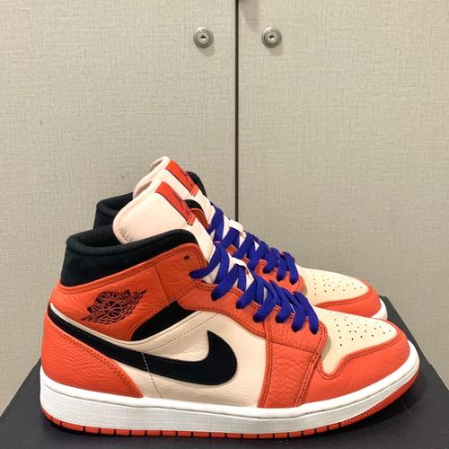 air jordan 1 mid se team orange