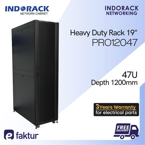Jual Indorack Heavy Duty Rack 47U Perforated Rak 19