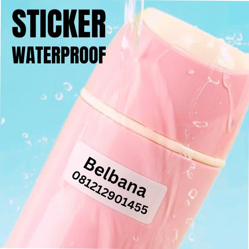 Jual Sticker Polos Waterproof Sticker Botol Buku kotak bekal makan ...