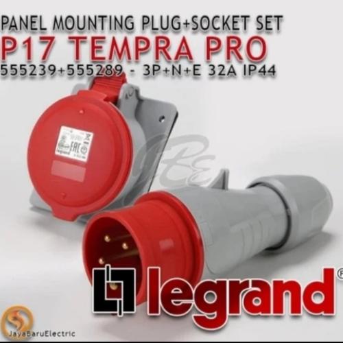 Jual 1SET PLUG PANEL MOUNTING 3P+E+N 32A 5 PIN IP44 LEGRAND - Jakarta ...