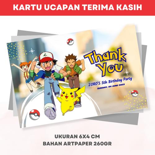 Jual Kartu ucapan terima kasih ulang tahun / thank you card - Kota