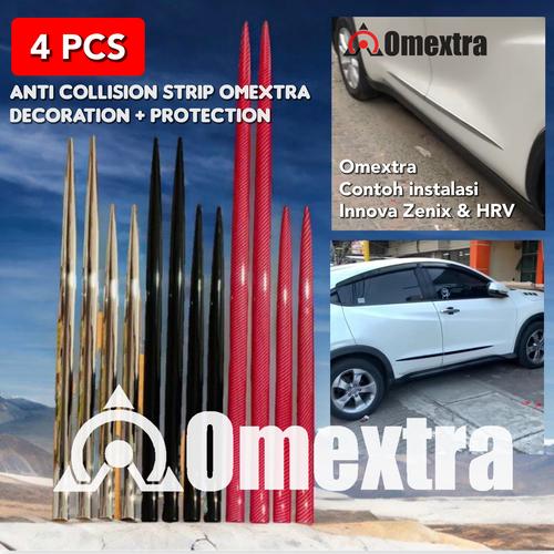 Jual 4pcs Omextra Strip Body Kit Protector Pintu Mobil Pelindung Cat ...