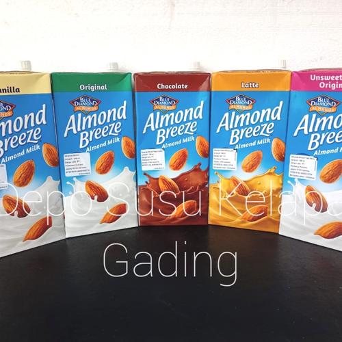 Promo Almond Breeze Barista Milk Unsweetened 1L Susu Blue Diamond