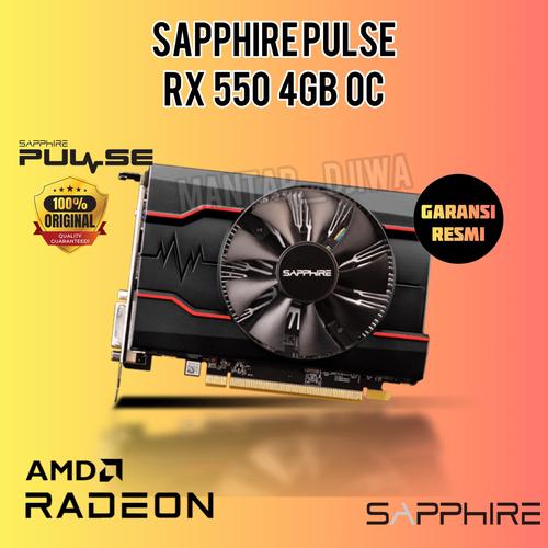 Jual Sapphire Pulse AMD Radeon RX 550 RX550 4GB GDDR5 ITX