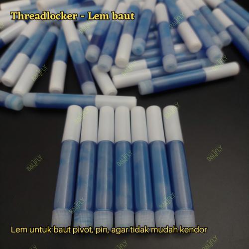 Jual Balisong Butterfly Knife Threadlocker / Lem Baut Blue 243 Kab. Banyumas BALIFLY