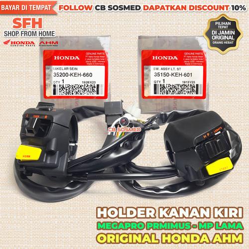 Jual Holder Kanan Megapro Primus Saklar Kiri MP Lama Original Honda AHM