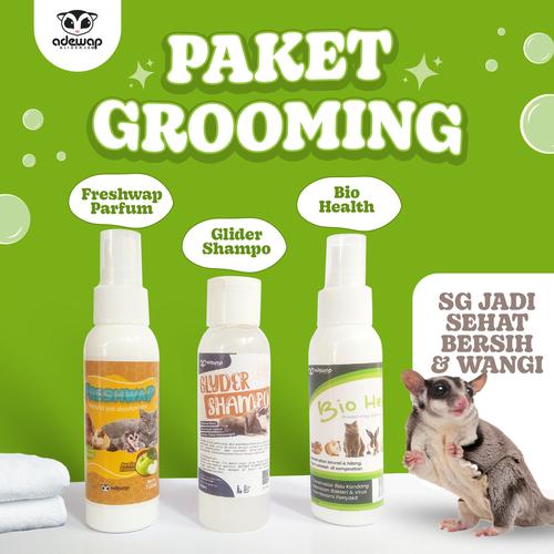Jual Paket Grooming Sugar Glider Shampo Parfume & Disinfectan Kandang