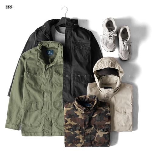 ジャケット・アウター UTILITY HOODED JACKET CAMO M UTILITY HOODED JACKET CAMO M