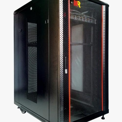 Jual Hagane Rack Server Closed Standing 22U Rack 600mm Glass Door ...