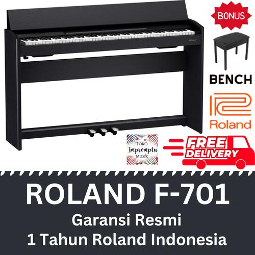 Jual ROLAND F701 DIGITAL PIANO / ELEKTRIK F 701 F701 BLACK / WHITE