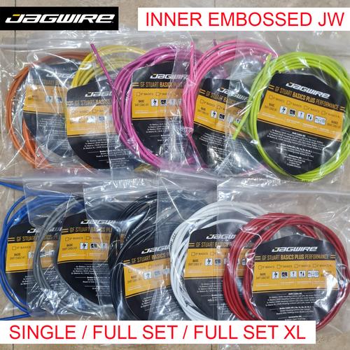 Jagwire PCK503 Kabel- Und Mantelset - Weiß, Reduziert Reibung, Für Fahrrad-Schaltung & Bremsen