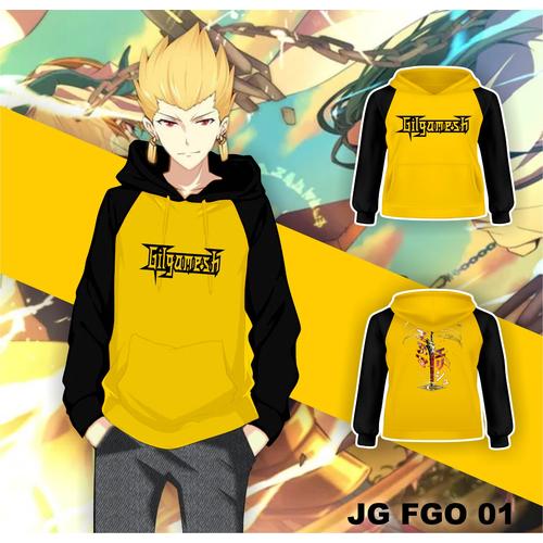 Jual Jacket Jaket Jumper Hoodie Game FGO Gilgamesh Semi Cosplay (JG FGO ...