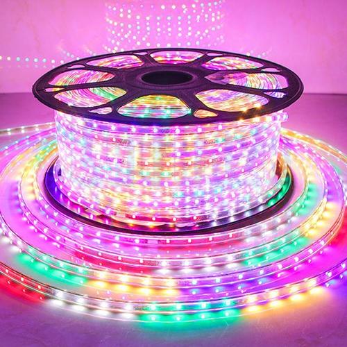 Jual Lampu LED Strip Selang RGB 2835 Outdoor 100M 220V 100METER LED RGB ...