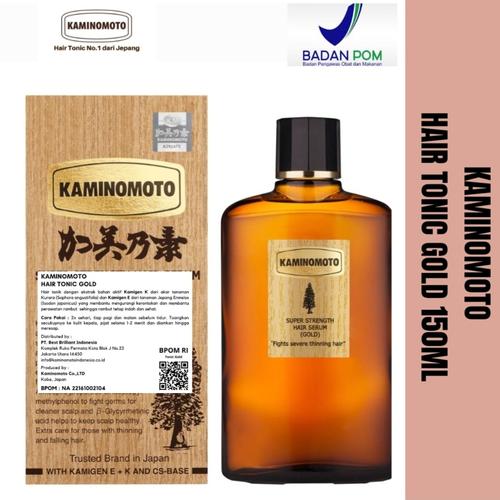 Jual Kaminomoto Hair Tonic Gold 150ml/Penumbuh Rambut/Stop Kerontokan