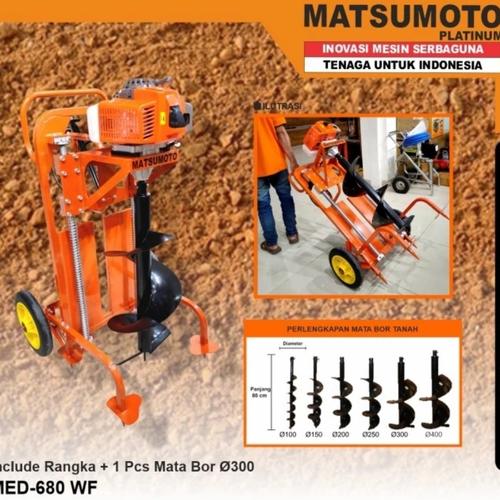 Jual MESIN BOR TANAH / EARTH AUGER MED-680 WF MATSUMOTO - TANPA KAYU ...