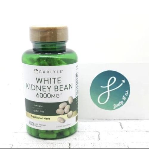 Jual Carlyle White Kidney Bean Carb Blocker 6000mg, 200 count Kota