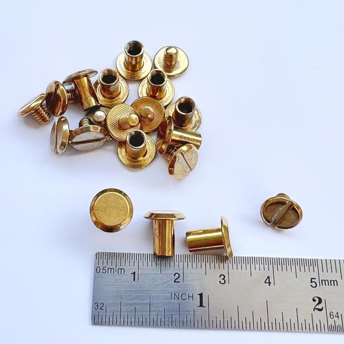 Jual Baut Adenda Skrup Screw Paku Rivet 8mm x 10mm GOLD - Nikel ...
