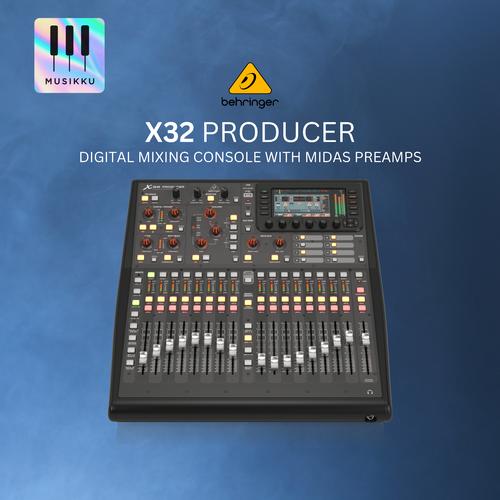 Jual BEHRINGER X32 PRODUCER Digital Mixing Console with Midas Preamps
