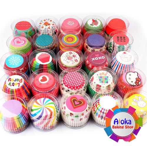 Promo 100pcs Cupcake Kertas Paper Colour / Muffin Cup Case / Mangkok ...