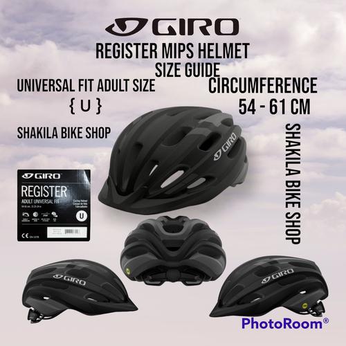 Adult Bike Helmet Size Jual Helm Sepeda GIRO REGISTER