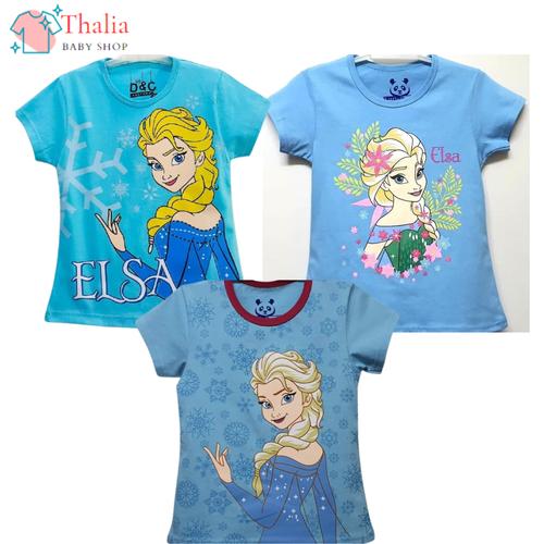 Roblox Magliette Elsa Kaos Anak Perempuan Karakter FROZEN Size 1-6