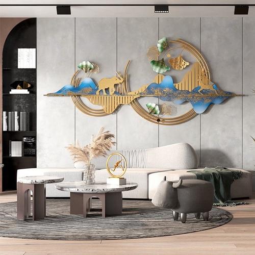 Promo Wall Decor Metal Iron 3d / Hiasan Dinding Besar Ruang Tamu