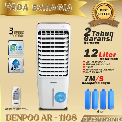 Jual Code Air Cooler Penyejuk Ruangan Denpoo Ar 1108 New With Ionezer