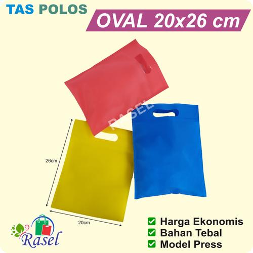 Tk Rasel Bul Jual 20x26 cm Tas Kain Spunbond Goodie Bag Kantong Goody polos souvenir ...