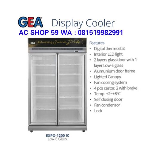 Jual SHOWCASE GEA EXPO1200IC EXPO 1200 IC DISPLAY COOLER DOOR