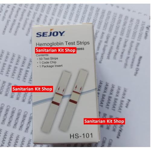 Jual Sejoy HB Strip Test HS101 (50 Test) Jakarta Selatan