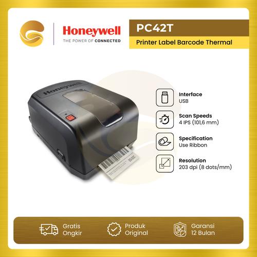 Promo HONEYWELL PC42T Printer Sticker Label Barcode 2in1 PC42 T PC42T