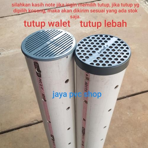 Jual pipa tutup biopori/ resapan pipa aw 4 rucika 50cm Kota Tangerang