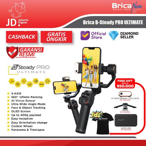Promo Brica BSteady PRO Ultimate 3Axis Gimbal Stabilizer BSteady PRO