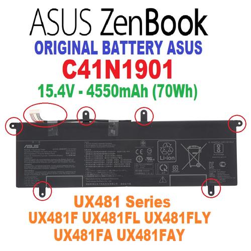 BLESYS 70Wh C41N1901 Batteria Per ASUS ZenBook Duo 14 UX481F UX481FA - Foto 11