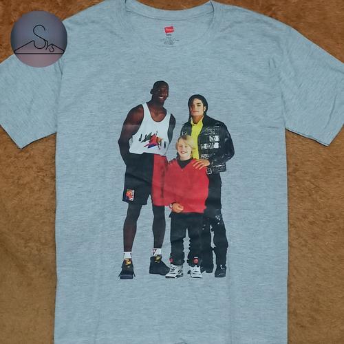 Hanes MICHAEL JACKSON Michael Jackson Band T-shirt Band T Men's L size cotton black type Vintage Second Hand