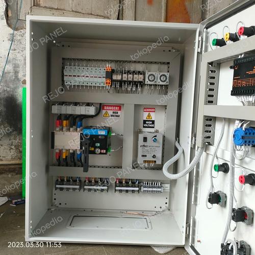 Jual panel ats pln genset 3phase 63a - cos motorized fort 4p 63a ...