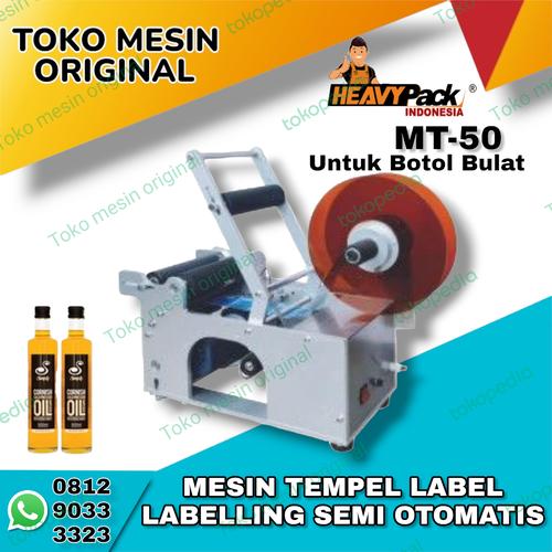 Jual Mesin Tempel Label Botol Bulat/Labelling Mat-50 SemiOtomatis ...