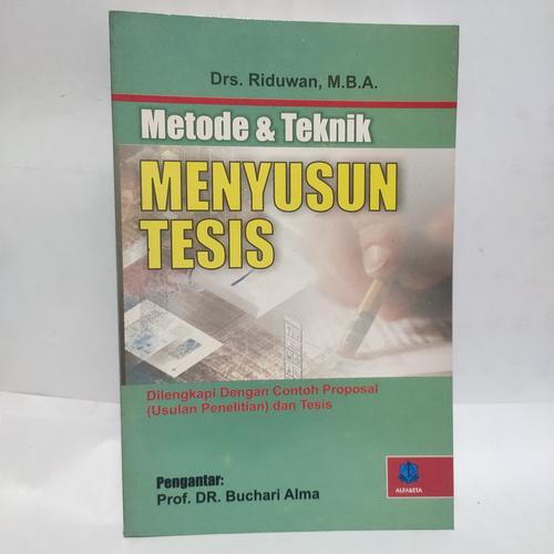 Jual Teknik Menyusun Tesis Dilengkapi Dengan Contoh Proposal Jakarta Jual Teknik Menyusun Tesis Dilengkapi Dengan Contoh Proposal Jakarta