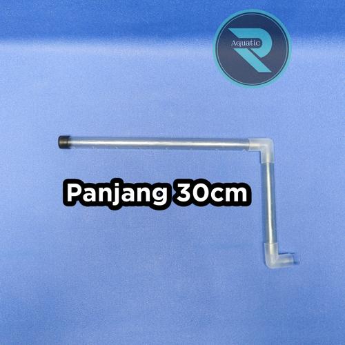 Jual pipa sambungan output pompa filter aquarium - pipa out 30cm - Kab ...
