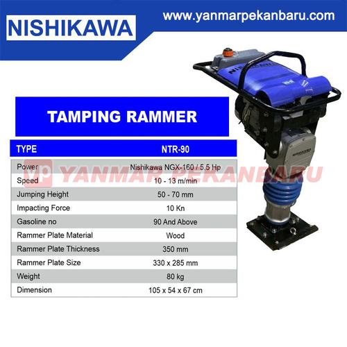 Jual Stamper Kuda / Tamping Rammer NISHIKAWA NTR 90 Kota Pekanbaru