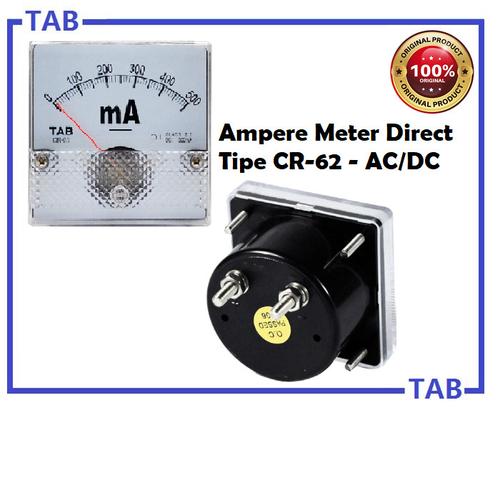 Jual Amper Meter Direct Tipe CR-65 AC/DC TAB Voltage 5A sd 500mA - 5A ...