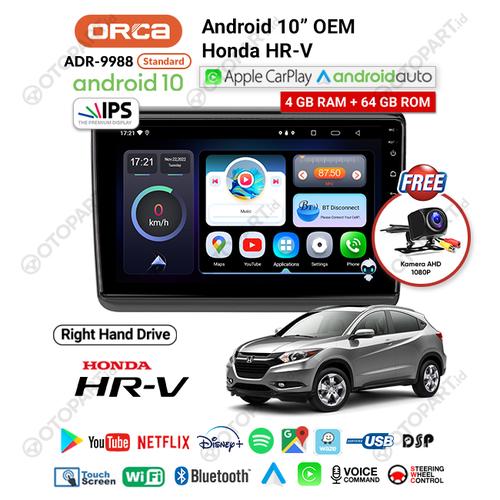 Jual Headunit Android Carplay Honda HRV 20152021 10 inch OEM ORCA