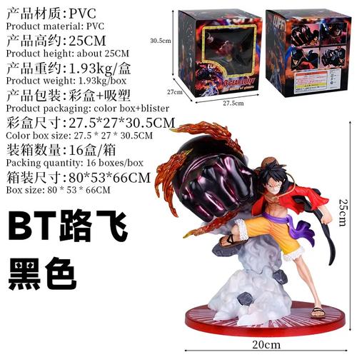 Jual Action Figure One Piece Monkey D Luffy Gear 3 Elephant Gun - Hitam ...